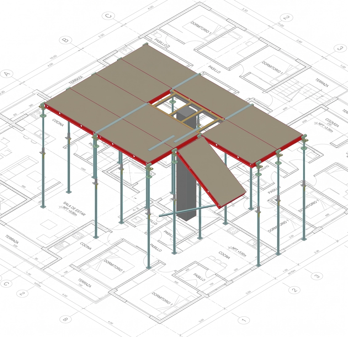 Sáez Formworks - Aluslab