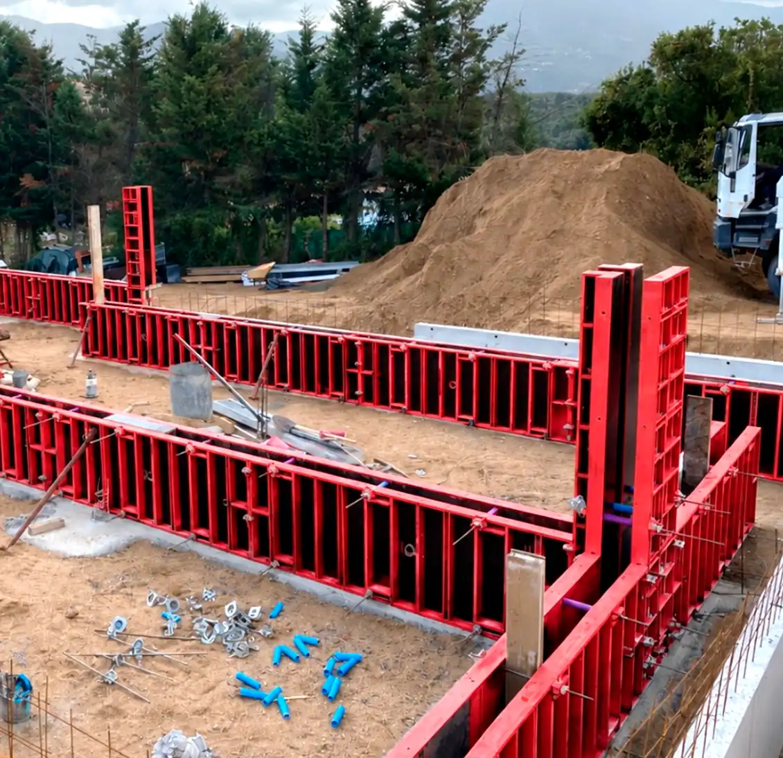 Sáez Formworks - Alkes Alu muro