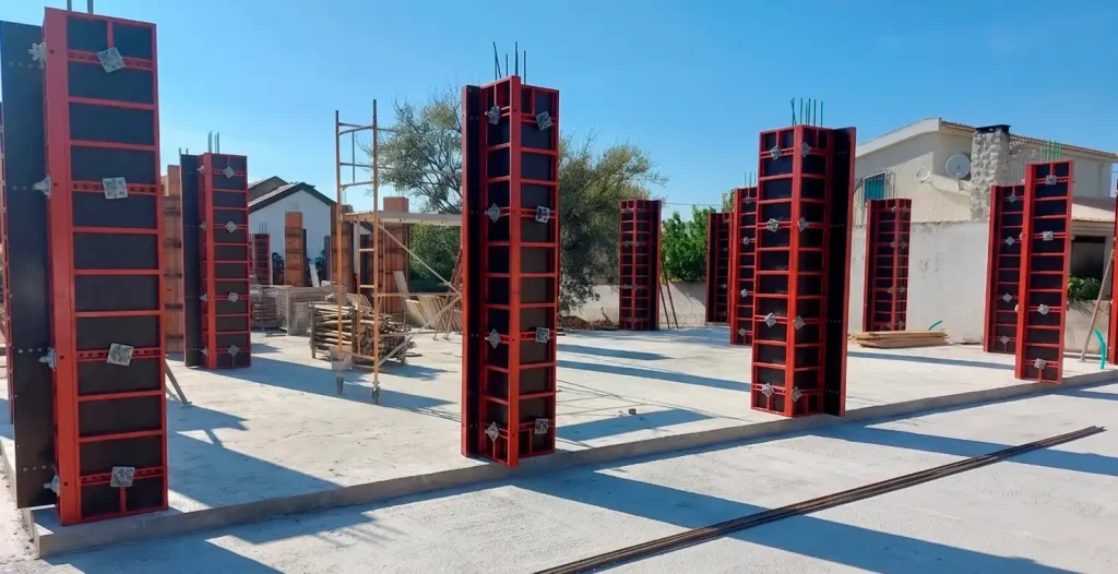 Sáez Formworks - Alkes Alu pilar